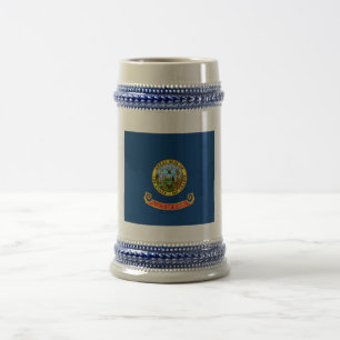 Caneca De Cerveja Idaho Flag: Estado Gem, América Mountain West