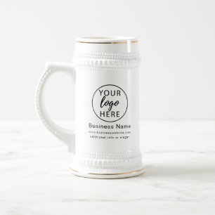 Caneca De Cerveja Identidade da Empresa Logotipo Empresarial Persona