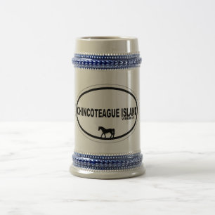 Caneca De Cerveja Ilha de Chincoteague