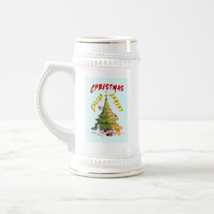 Caneca De Cerveja Iluminação de Natal