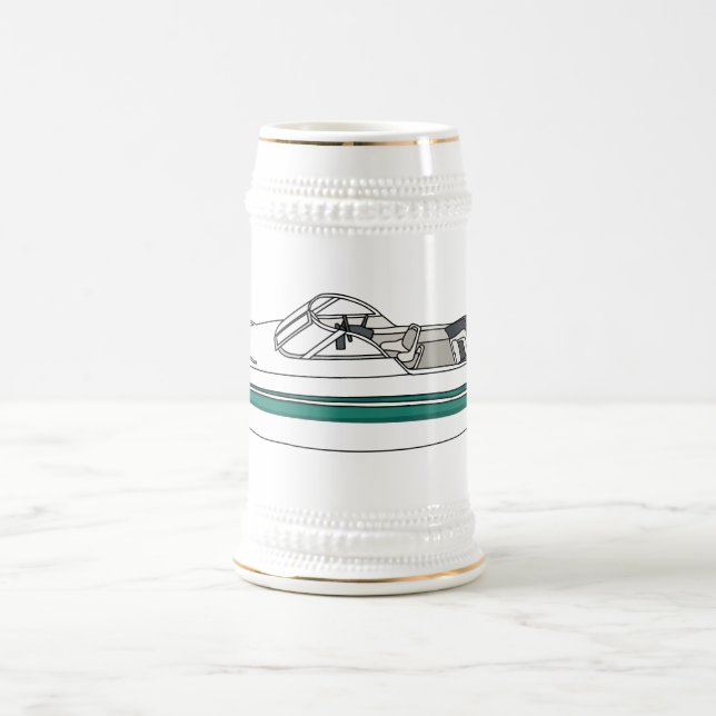 Caneca De Cerveja Ilustração de desenho animado a motor (Centro)