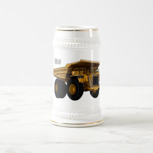 Caneca De Cerveja Ilustração de desenho animado de caminhão Haul