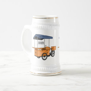 Caneca De Cerveja Ilustração de desenho animado de comida de bicicle