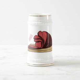 Caneca De Cerveja Ilustração de desenho animado de Ham