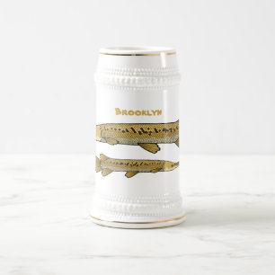 Caneca De Cerveja Ilustração de desenho animado de marisco de jaca