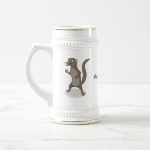 Caneca De Cerveja Ilustração de desenho animado de monguose