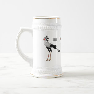 Caneca De Cerveja Ilustração de desenho animado do Secretário Pássar