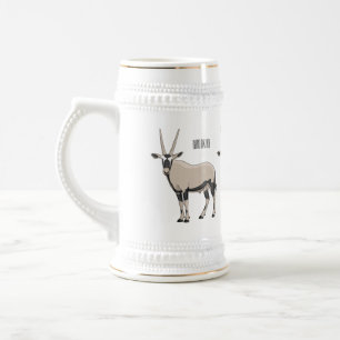 Caneca De Cerveja Ilustração de desenho animado Oryx