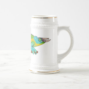 Caneca De Cerveja Ilustração de desenho do campeão de Jackson