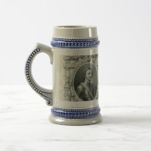 Caneca De Cerveja Império 1912 de russo 500 rublos de conta com Tza