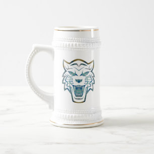 Caneca De Cerveja impressão de tigre abstrato