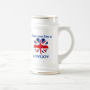 Caneca De Cerveja Ingleses personalizados beijam-me que eu sou
