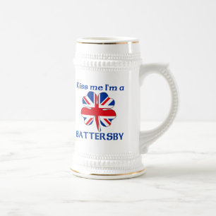 Caneca De Cerveja Ingleses personalizados beijam-me que eu sou