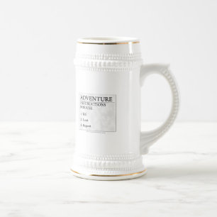 Caneca De Cerveja Instruções da aventura