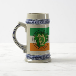 Caneca De Cerveja Irlanda para sempre/Erin ir bragh/1 sangue/pessoas