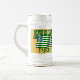 Caneca De Cerveja Irlandês Americano
