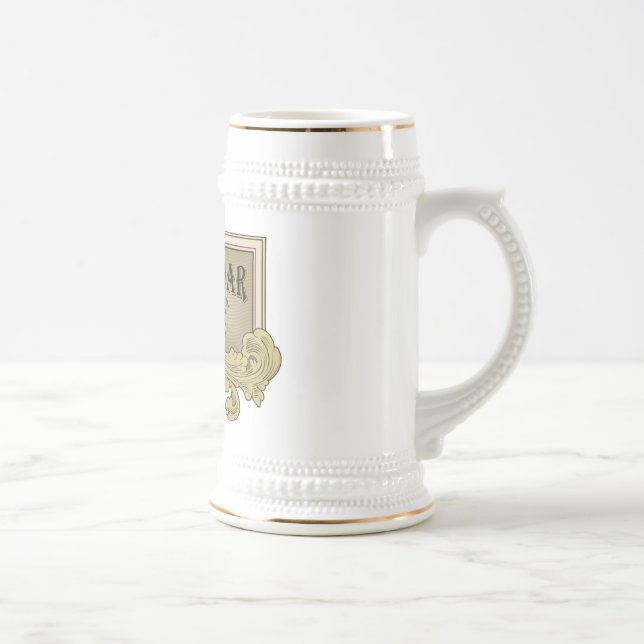 Caneca de cerveja irritada do cedro (Direita)