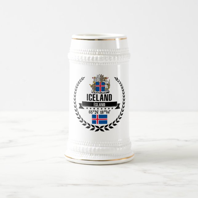 Caneca De Cerveja Islândia (Centro)