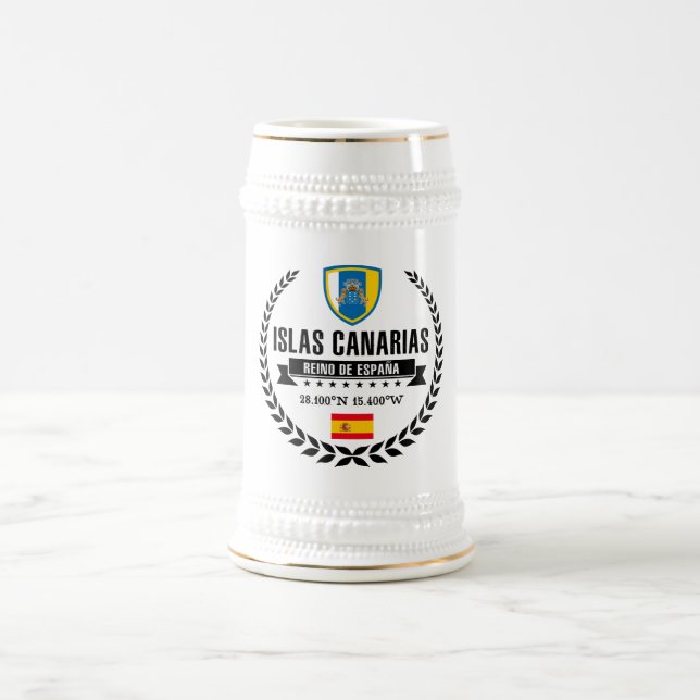 Caneca De Cerveja Islas Canarias (Centro)