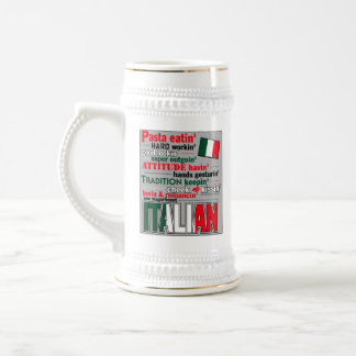 Caneca de cerveja italiana