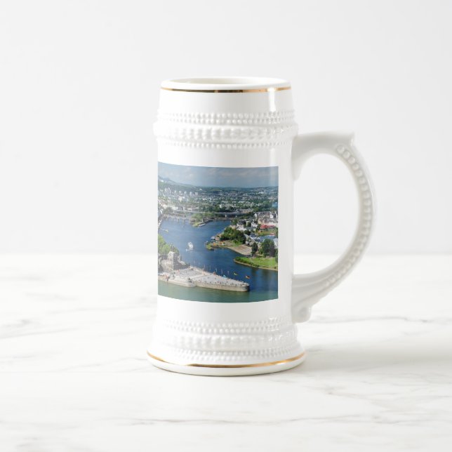 Caneca De Cerveja Jarro alemão Eck em Koblenz (Direita)