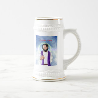Caneca De Cerveja Jesus morreu para você, Jesus morreu para você