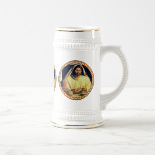 Caneca De Cerveja Jesus que quebra o vintage do pão