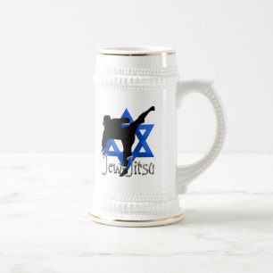 Caneca De Cerveja Jew Jitsu