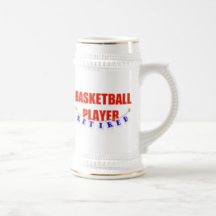 CANECA DE CERVEJA JOGADOR DE BASQUETEBOL APOSENTADO
