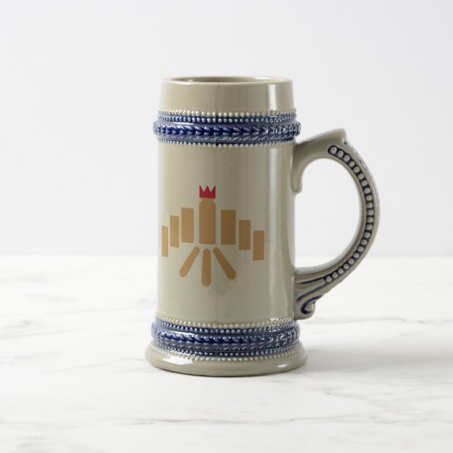 Caneca De Cerveja Jogo de Kubb (Direita)