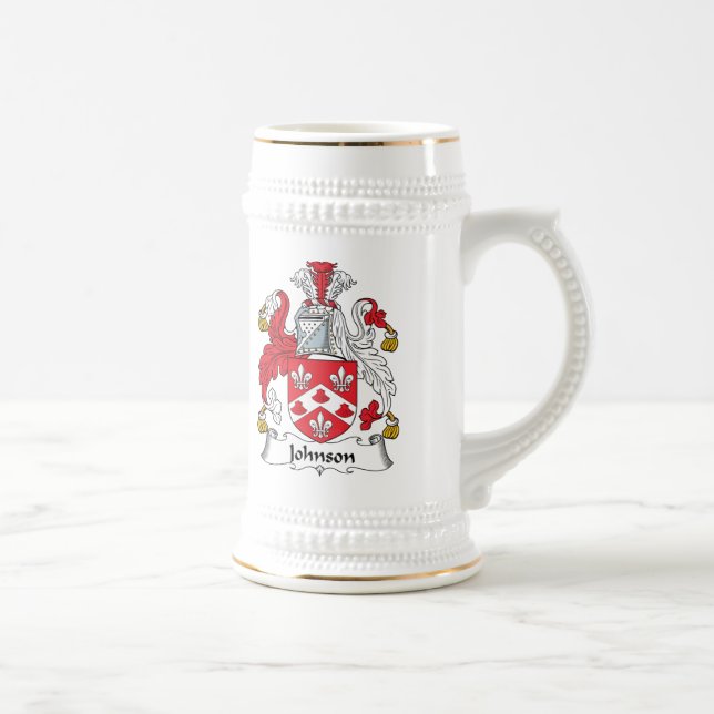 Caneca De Cerveja Johnson Family Crest (Direita)