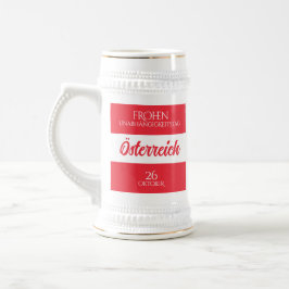 Caneca De Cerveja Jornal Nacional Austríaco Dia da Independência