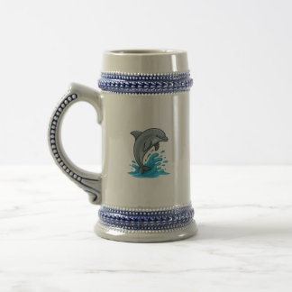 Caneca De Cerveja Joyful Dolphin Splash - Mug