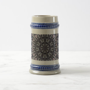 CANECA DE CERVEJA KALEIDOSCÓPIO PSIQUEDÉLICO,MANDALA/MEMÓRIAS MÍSTIC