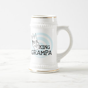 Caneca De Cerveja King Grampa T-shirts e presentes