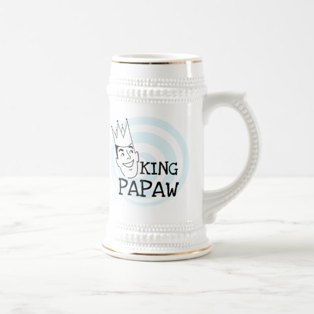 Caneca De Cerveja King Papaw T-shirts e presentes (Direita)