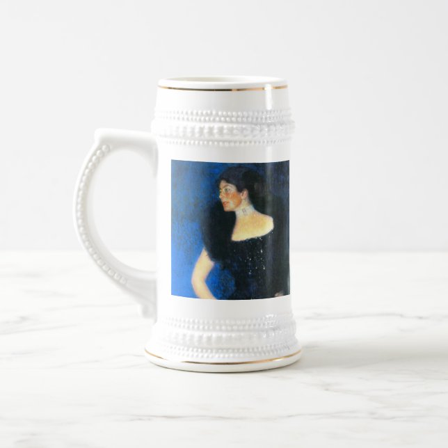 Caneca De Cerveja Klimt Retrato da Rosa von Rosthorn-Friedmann (Esquerda)