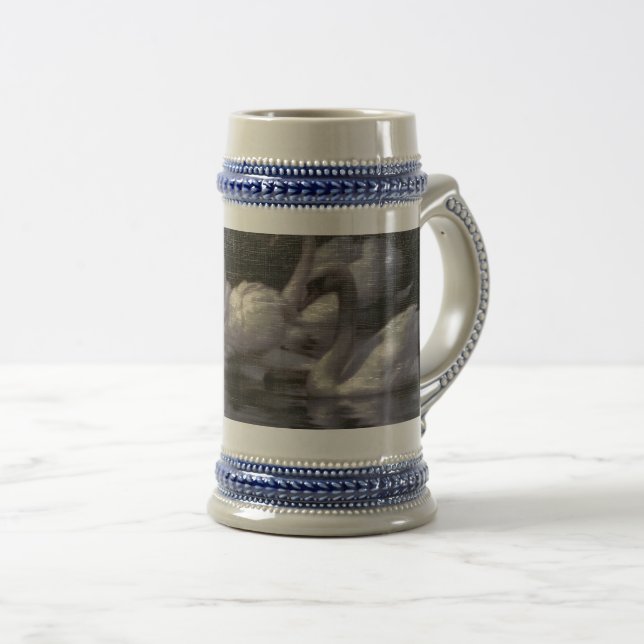 Caneca De Cerveja Lago de Cisnes ao Luar (Frente Esquerda)