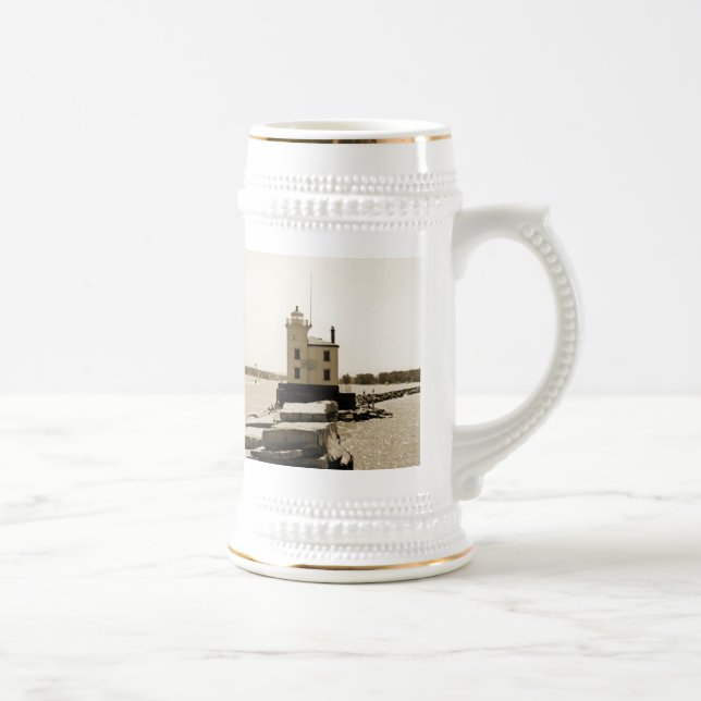 Caneca De Cerveja Lago Erie Lighthouse (Direita)