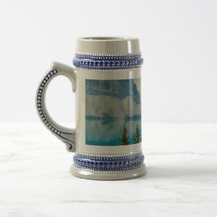 Caneca De Cerveja lagoas de montanha do inverno