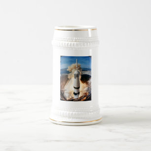 Caneca De Cerveja Lançamento do foguete Apollo Saturn V para a Lua 1