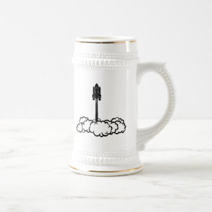 Caneca De Cerveja Lançamento do vaivém espacial