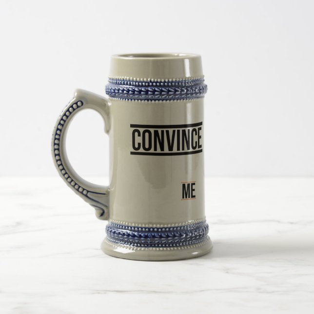 Caneca De Cerveja Legal e engraçada design de moda (Esquerda)