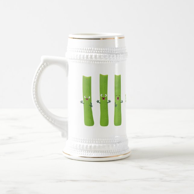 Caneca De Cerveja Legumes de trio com aipo-branco (Esquerda)