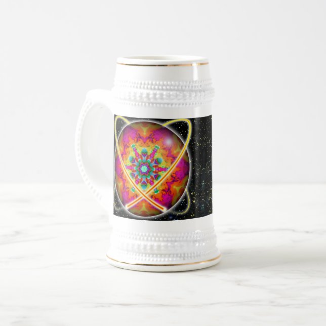 Caneca De Cerveja Lektron Orbz Kaleid (Frente Esquerda)