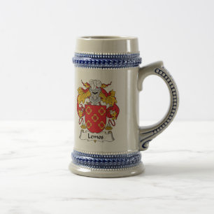 Caneca De Cerveja Lemos Family Crest