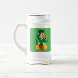 Caneca De Cerveja Leprechaun dançante, Rua.