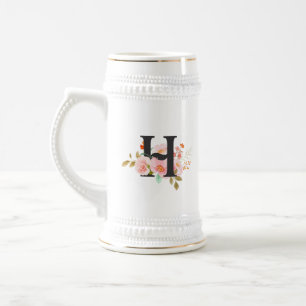 Caneca De Cerveja Letra H
