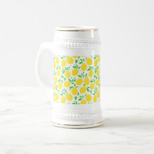 Caneca De Cerveja Limões Amarelos frescos 01