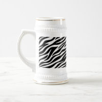 Listras de Zebra Padrão Sem Costura Estampa de Ani